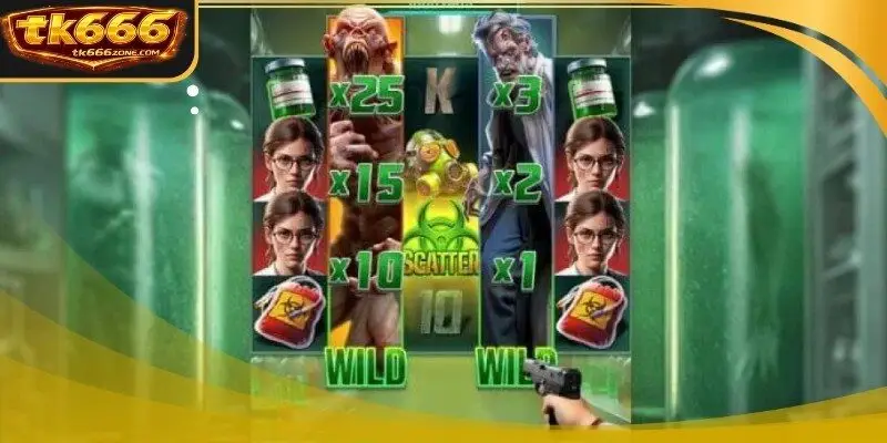 A modern smartphone displaying a high definition zombie survival game